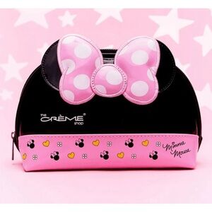 NEW The Crème Shop x Disney Minnie Mouse Pink Travel Makeup Pouch